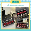 Hộp Socola Valentine Đen Đỏ Mix – Quà Tặng Người Yêu Đáng Yêu, Siêu Ngon Ít Ngọt, Giá Sỉ 79.000₫