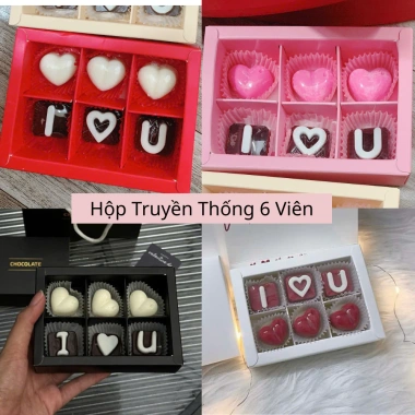 Hộp Socola Valentine Enzi 6-16 viên ý nghĩa, kèm thiệp tặng người yêu – 69.000₫
