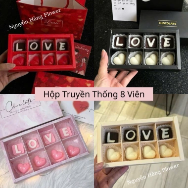 Hộp Socola Valentine Enzi 6-16 viên ý nghĩa, kèm thiệp tặng người yêu – 69.000₫