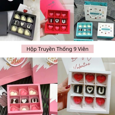 Hộp Socola Valentine Enzi 6-16 viên ý nghĩa, kèm thiệp tặng người yêu – 69.000₫