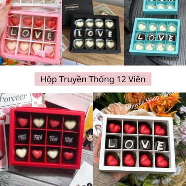 Hộp Socola Valentine Enzi 6-16 viên ý nghĩa, kèm thiệp tặng người yêu – 69.000₫ 6 Hộp Socola Valentine Enzi 6-16 viên ý nghĩa, kèm thiệp tặng người yêu – 69.000₫ 6