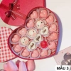 Hộp Socola Valentine Trái Tim Enzi - Ít Ngọt, Kèm Thiệp và Túi, Tặng Người Yêu 14/2 4