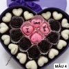 Hộp Socola Valentine Trái Tim Enzi - Ít Ngọt, Kèm Thiệp và Túi, Tặng Người Yêu 14/2 5