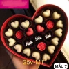 Hộp Socola Valentine Trái Tim Enzi - Ít Ngọt, Kèm Thiệp và Túi, Tặng Người Yêu 14/2 8