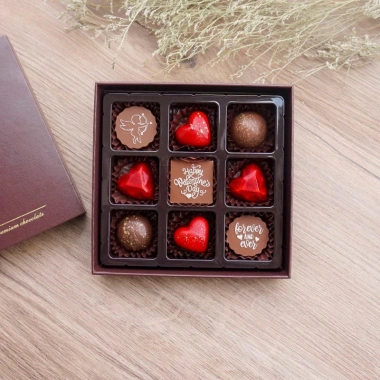 Hộp Socola Valentine Trắng 9 viên SO09 – Quà tặng cao cấp cho bạn gái, người yêu 3