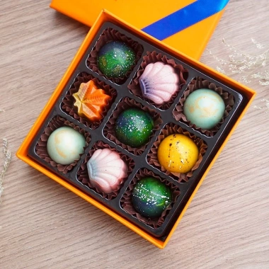 Hộp Socola Valentine Trắng 9 viên SO09 – Quà tặng cao cấp cho bạn gái, người yêu 5