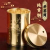 Hộp tăm đồng nguyên chất di động - Chống bụi, chống rơi, phù hợp phòng ngủ, ăn, khách - Thiết kế sáng tạo