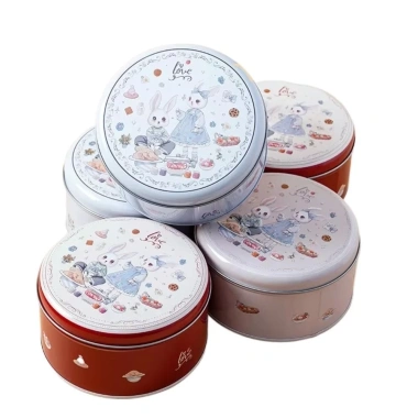 Hộp thiếc CHEESELY bánh quy hình thỏ hoạt hình – Đa chức năng, kim loại sắt, giá ưu đãi 52.380 VND 7