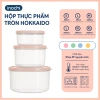 Hộp thực phẩm tròn Inochi Hokkaido 500‑2.500ml, nhiều màu, giá 21.750₫ 2