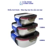 Hộp thực phẩm vuông Likado inox 304 - 600ml/1.200ml/2.400ml an toàn bền giá 119.000 VND 9