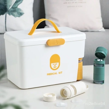 Hộp thuốc du lịch di động Zhouhua - Bộ sơ cứu y tế dung tích lớn, đa chức năng, giảm 23%