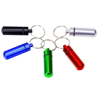 Hộp thuốc nhôm kín, chống thấm nước Mini du lịch cầm tay - Bảo quản an toàn