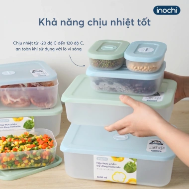 Hộp Trữ Đông Hokkaido 290‑900‑2.500‑3.600ml – Bảo Quản Thực Phẩm Tươi Ngon, An Toàn, Tiện Lợi, Giá 36.300₫