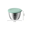Hộp trữ đông inox 50ml cho bé ăn dặm, nắp đậy chống rò rỉ, bảo quản thực phẩm an toàn giá ưu đãi 27.000 2