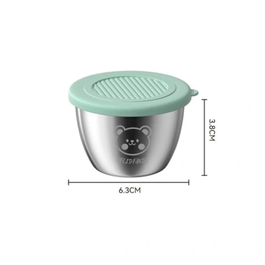 Hộp trữ đông inox 50ml cho bé ăn dặm, nắp đậy chống rò rỉ, bảo quản thực phẩm an toàn giá ưu đãi 27.000