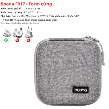 Hộp & Túi Đựng Phụ Kiện Macbook Boona F017 Chống Sốc, Chống Nước - Giá 105.000 10