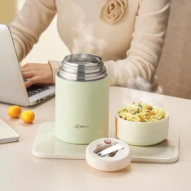 Hộp ủ cháo giữ nhiệt Inox 316 GIANXI - Bình giữ ấm đồ ăn, an toàn thực phẩm, thiết kế sang trọng, giảm còn 250.000 VND