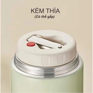 Hộp ủ cháo giữ nhiệt Inox 316 GIANXI - Bình giữ ấm đồ ăn, an toàn thực phẩm, thiết kế sang trọng, giảm còn 250.000 VND