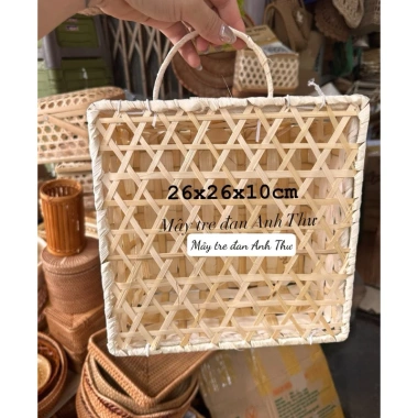 Hộp vali tre, hộp quà biếu tay xách đa size - Giá xưởng 46k, giảm còn 37k Anh Thư