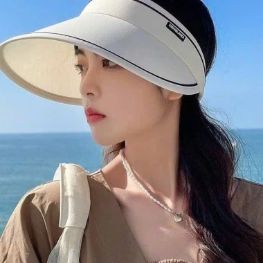 [HOT TREND 2.025] Nón Nửa Đầu Gấp Gọn Nữ Đi Biển – Thời Trang Tiện Lợi, 9 Màu, Giá 35k 2