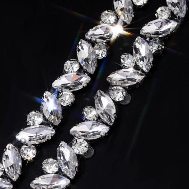 Hotfix Kim Cương Giả – Ruy Băng Thắt Lưng Bling DIY, Giá Giảm 23% – 109k 7