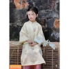 [HOTTREND] Áo dài Tết bé gái vintage pastel họa tiết xinh xắn 12-46kg, giảm giá 333k 3