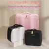 Hrold Cốp Makeup Hồng 26x23x11cm Đèn LED Gương Nhân, Túi Đựng Đồ Trang Điểm 5