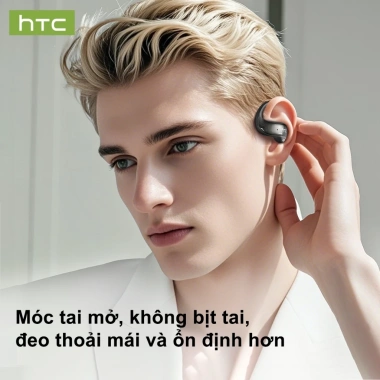 HTC NE19 AI V5.4 - Tai nghe dịch thuật Bluetooth HIFI, chống ồn IP54, không dây thể thao, giá 239.000₫