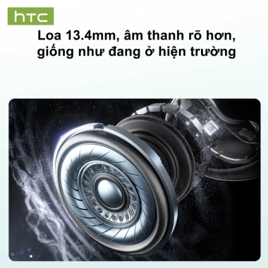 HTC NE19 AI V5.4 - Tai nghe dịch thuật Bluetooth HIFI, chống ồn IP54, không dây thể thao, giá 239.000₫