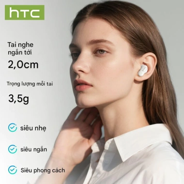 HTC NE51 Tai Nghe Phiên Dịch Khử Tiếng Ồn Mic HIFI Stereo Bluetooth 6.0 IPX5 Chống Nước