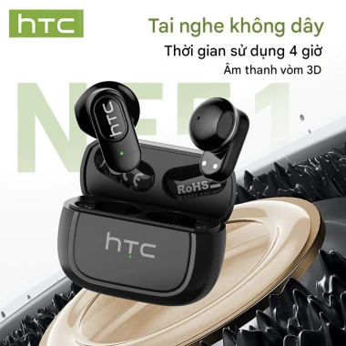 HTC NE51 Tai Nghe Phiên Dịch Khử Tiếng Ồn Mic HIFI Stereo Bluetooth 6.0 IPX5 Chống Nước