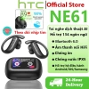 HTC NE61 Tai nghe Bluetooth không dây OWS theo dõi nhịp tim, oxy máu, IPX5, 6.0, hộp sạc