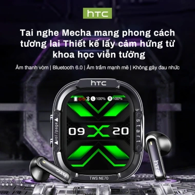 HTC NE70 Tai Nghe Dịch 134 Ngôn Ngữ Thời Gian Thực, HiFi, Chống Ồn, Tương Thích iOS/Android/PC - 423.999₫