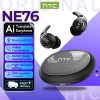 HTC NE76 Tai nghe AI Bluetooth 6.0 - Dịch thuật thời gian thực, Khử tiếng ồn, HiFi, 328.900₫