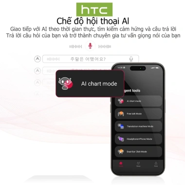 HTC NE76 Tai nghe AI Bluetooth 6.0 - Dịch thuật thời gian thực, Khử tiếng ồn, HiFi, 328.900₫ 3 HTC NE76 Tai nghe AI Bluetooth 6.0 - Dịch thuật thời gian thực, Khử tiếng ồn, HiFi, 328.900₫ 3