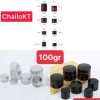 Hũ chiết kem nâu 100gr SET 10 SP, hũ thủy tinh 100ml đựng sáp và nến thơm, chỉ 117k 3