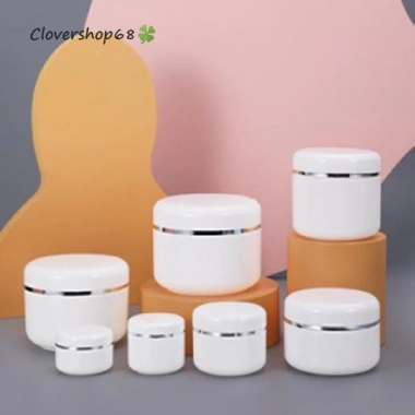 Hũ chiết mỹ phẩm nhựa trắng cao cấp 20‑200g - Giá chỉ 21.000đ | Clovershop68