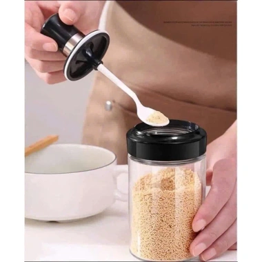 Hũ Đựng Gia Vị Kèm Thìa - Lọ Gia Vị Bán Sỉ Giá Rẻ 17K, Tiết Kiệm Ngay