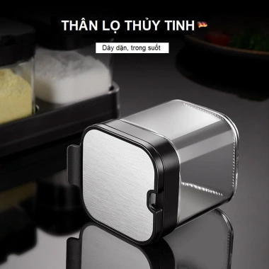 Hũ Đựng Gia Vị Thủy Tinh Cao Cấp An Toàn, Sạch Sẽ + Muỗng Tiện Lợi - Giá Ưu Đãi 148k 3 Hũ Đựng Gia Vị Thủy Tinh Cao Cấp An Toàn, Sạch Sẽ + Muỗng Tiện Lợi - Giá Ưu Đãi 148k 3