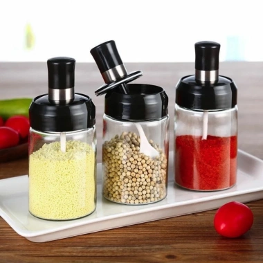 Hũ đựng gia vị thủy tinh có muỗng tiện lợi – Giá ưu đãi 15.000₫ (giảm 3.000₫) 4