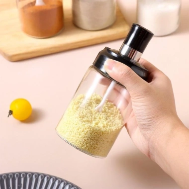 Hũ đựng gia vị thủy tinh có muỗng tiện lợi – Giá ưu đãi 15.000₫ (giảm 3.000₫) 7