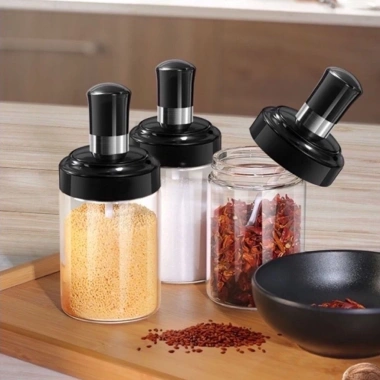 Hũ đựng gia vị thủy tinh có muỗng tiện lợi – Giá ưu đãi 15.000₫ (giảm 3.000₫) 8