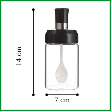 Hũ đựng gia vị thủy tinh có muỗng tiện lợi – Giá ưu đãi 15.000₫ (giảm 3.000₫) 9