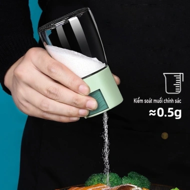 Hũ đựng gia vị thủy tinh thông minh nút bấm chống ẩm ướt - Giá chỉ 15.900đ 5 Hũ đựng gia vị thủy tinh thông minh nút bấm chống ẩm ướt - Giá chỉ 15.900đ 5