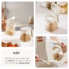 Hũ đựng gia vị vuông thủy tinh 300ml FEEKA có thìa chống ẩm - Giá chỉ 55.000₫ 4