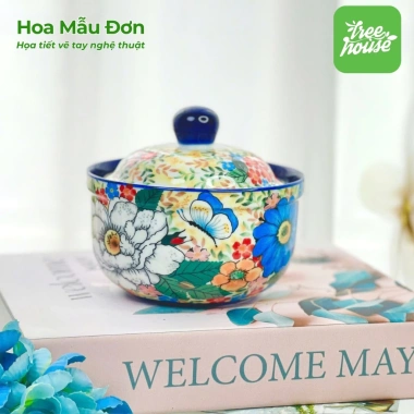 Hũ Gia Vị Men Sứ Thủ Công Vẽ Tay - Trang Trí Mứt Bánh Kẹo Ngày Tết, 118.800₫ 6