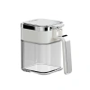 Hũ gia vị MOMO HOUSE 380ml cao cấp, chốt khóa kín kèm thìa, nắp mạ bạc 10