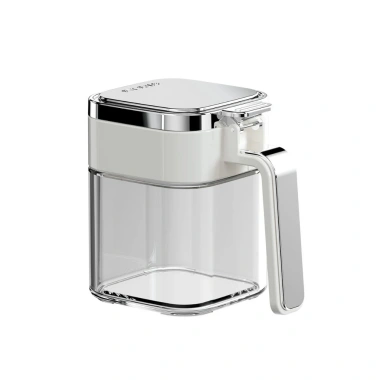 Hũ gia vị MOMO HOUSE 380ml cao cấp, chốt khóa kín kèm thìa, nắp mạ bạc 10 Hũ gia vị MOMO HOUSE 380ml cao cấp, chốt khóa kín kèm thìa, nắp mạ bạc 10