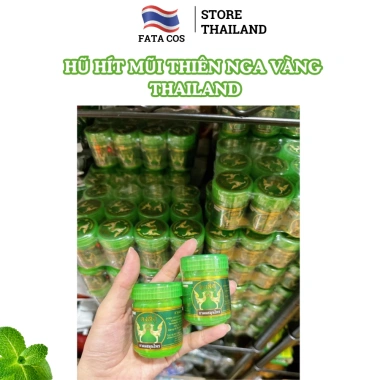 Hũ hít mũi Thái Lan thiên nga vàng và bạc hà - Giảm nhức đầu, say xe, nghẹt mũi - Hiệu quả nhanh 6