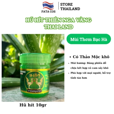 Hũ hít mũi Thái Lan thiên nga vàng và bạc hà - Giảm nhức đầu, say xe, nghẹt mũi - Hiệu quả nhanh 8